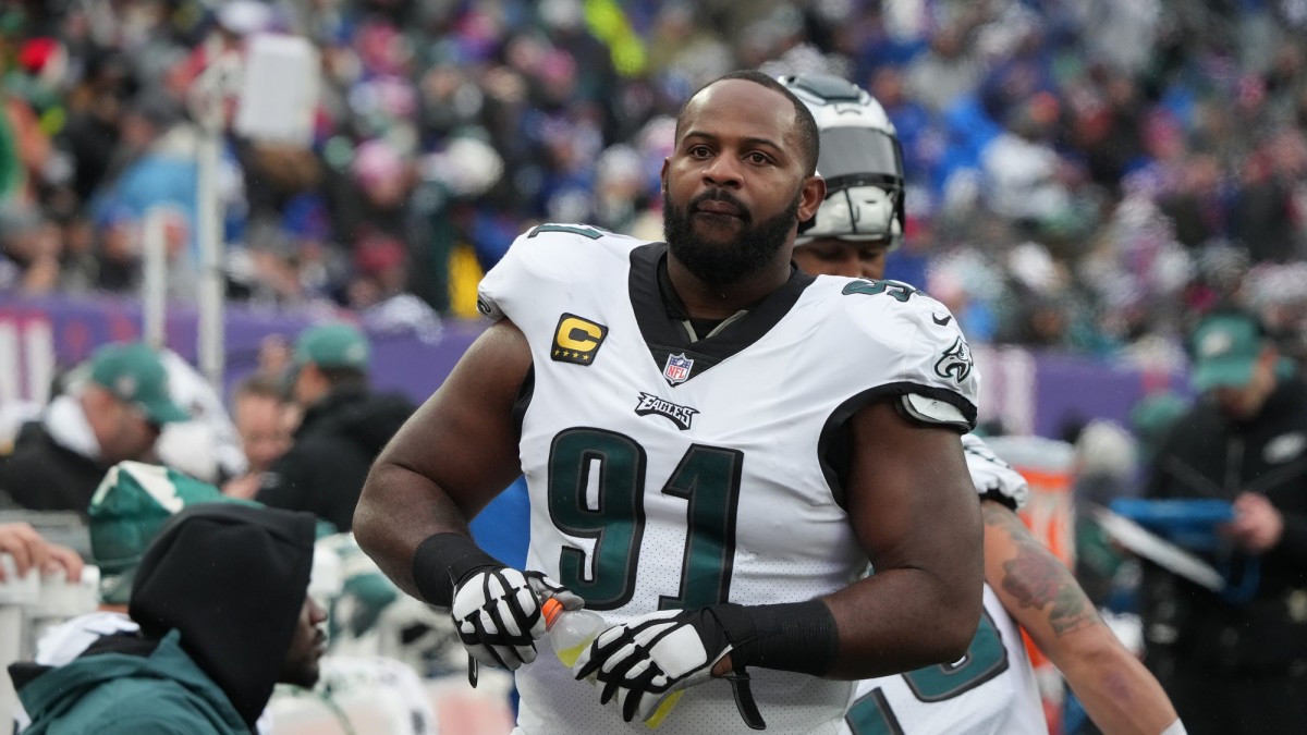 Eagles defensive tackle Fletcher Cox is a free agent.